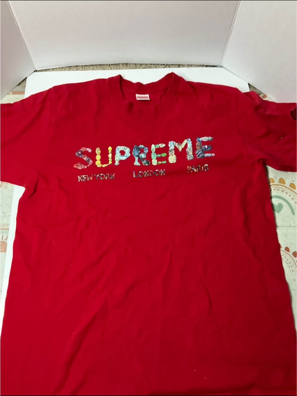Supreme New York London Paris Rocks Tee